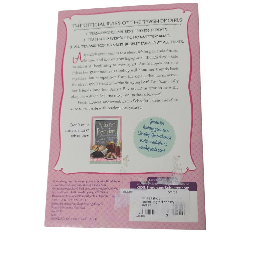 The Teashop Girls By Laura Schaefer Paperback. - Picture 4 of 8
